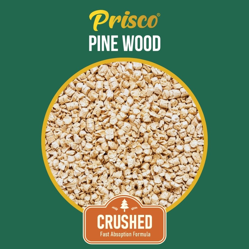 PRISCO PINE WOOD CRUSHED 5KG CAT LITTER image 2