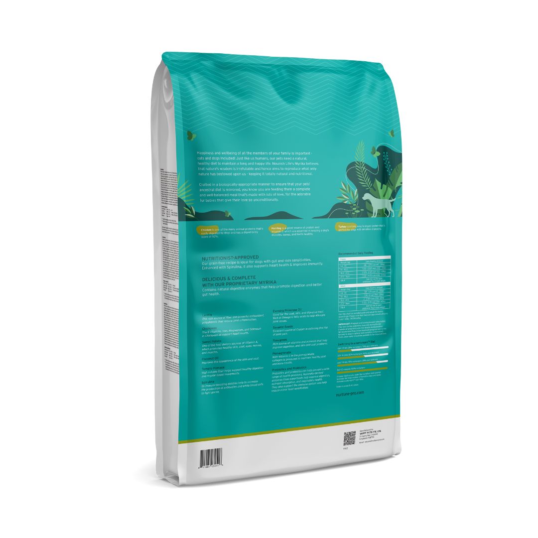 Nurture Pro Dog Nourish Life Grain Free 4.99kg Chicken & Turkey Dry Dog Food image 3