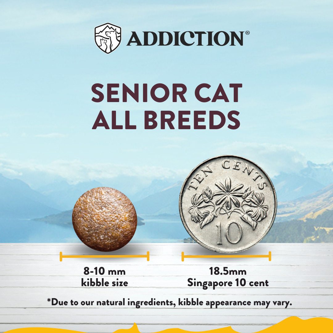 Addiction Cat 1.8kg Chicken Supreme Senior Cat Complete & Balanced, Urinary Health Dry Cat Food image 4