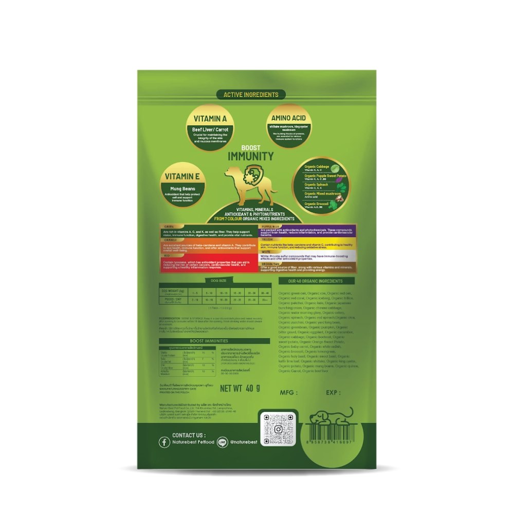 Nature's Best Dog 40g Boost Immunity Salmon Functional Snack for Dogs image 2