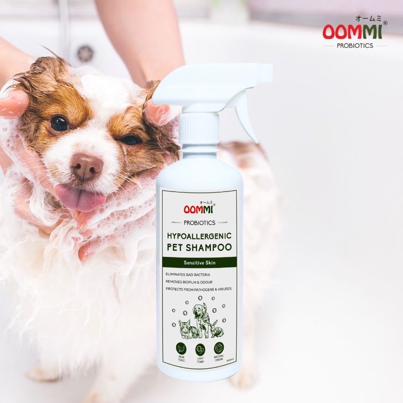 OOMMI 500ml Probiotics Hypoallergenic Pet Shampoo for Sensitive Skin image 2