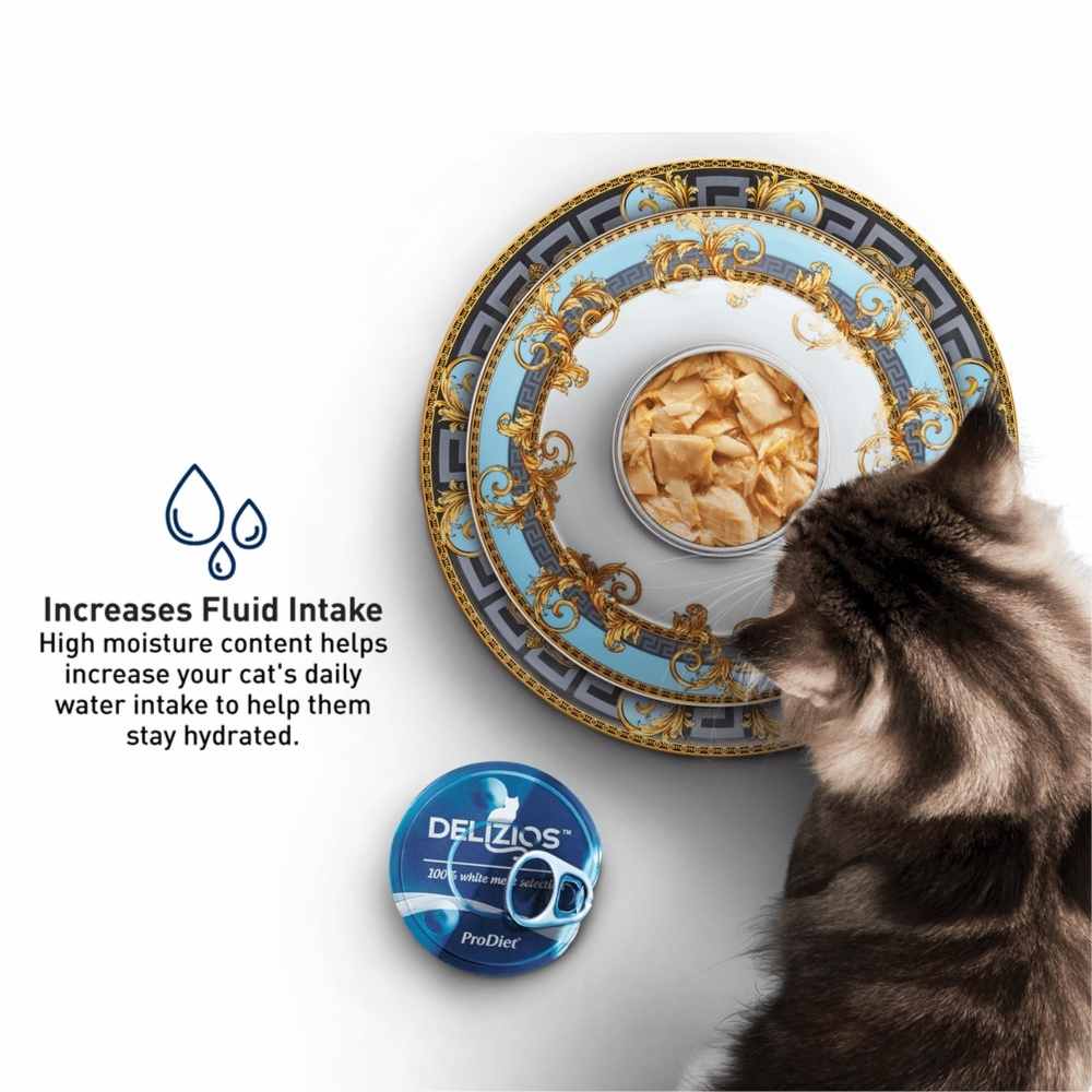 Delizios Cat 80g Bonito White Meat in Soft Jelly Topping Crab Wet Cat Food image 4