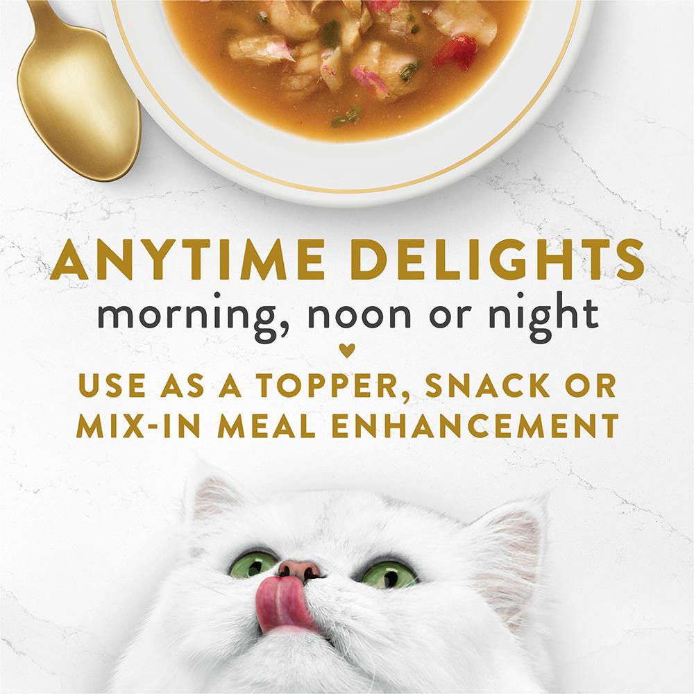 Fancy Feast Cat 40g Seafood Bisque Broth And Accents Of Real Lobster Pouch Wet Cat Food image 2