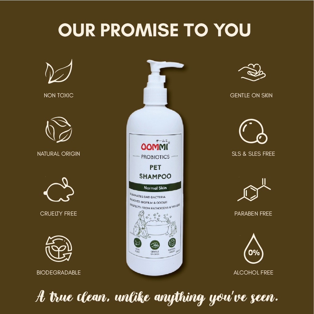 OOMMI 500ml Probiotics Pet Shampoo for Normal Skin image 6