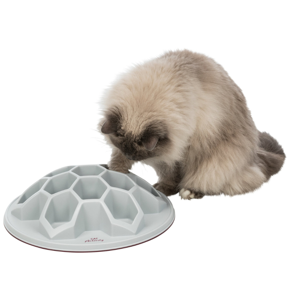 Trixie Cat Activity Snack Hive XXL Strategy Game, ø 35 cm, Light Grey image 3