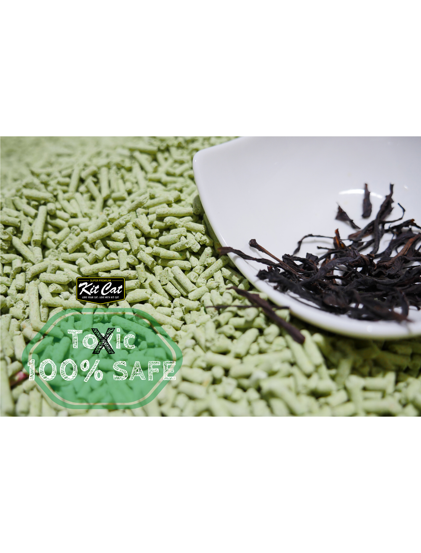 Kit Cat 7L Soya Clump Green Tea Cat Litter image 2