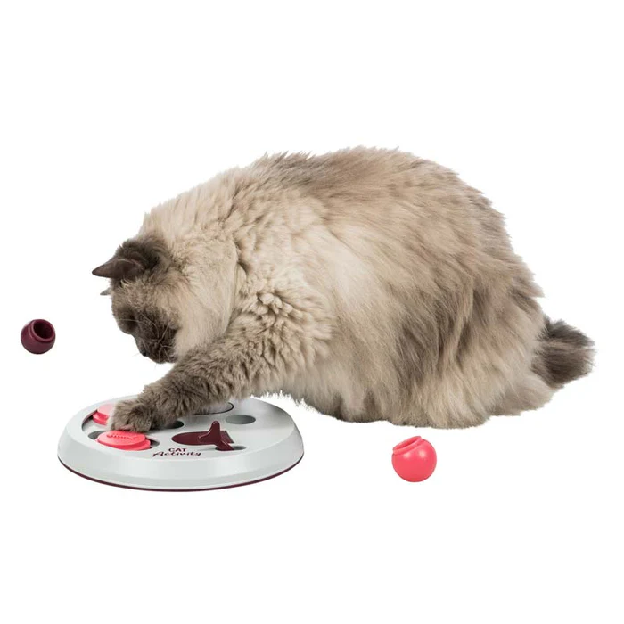 Trixie Cat Activity Flip Board Strategy Game ø 23 cm Berry/Pink image 4