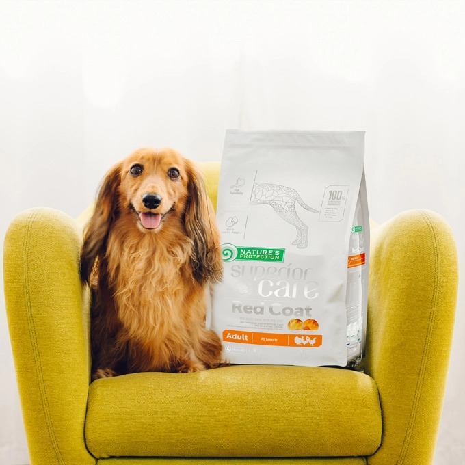 Nature's Protection Dog 1.5kg Superior Care Red Coat Poultry Dry Dog Food image 7
