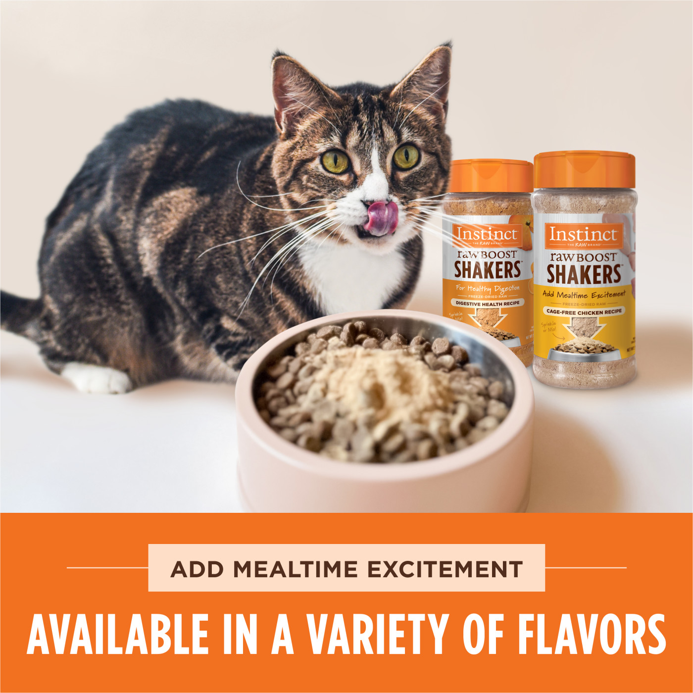 Instinct Freeze Dried Raw Boost Shakers Cat 5.5oz Chicken Cat Food Topper image 5