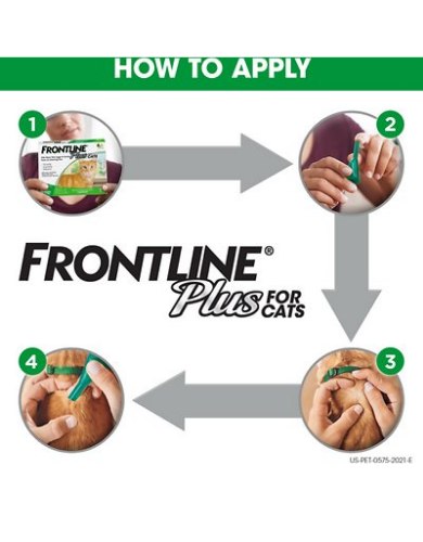 Frontline Plus Cat Spot On 0.50mlx6 Pipette image 5