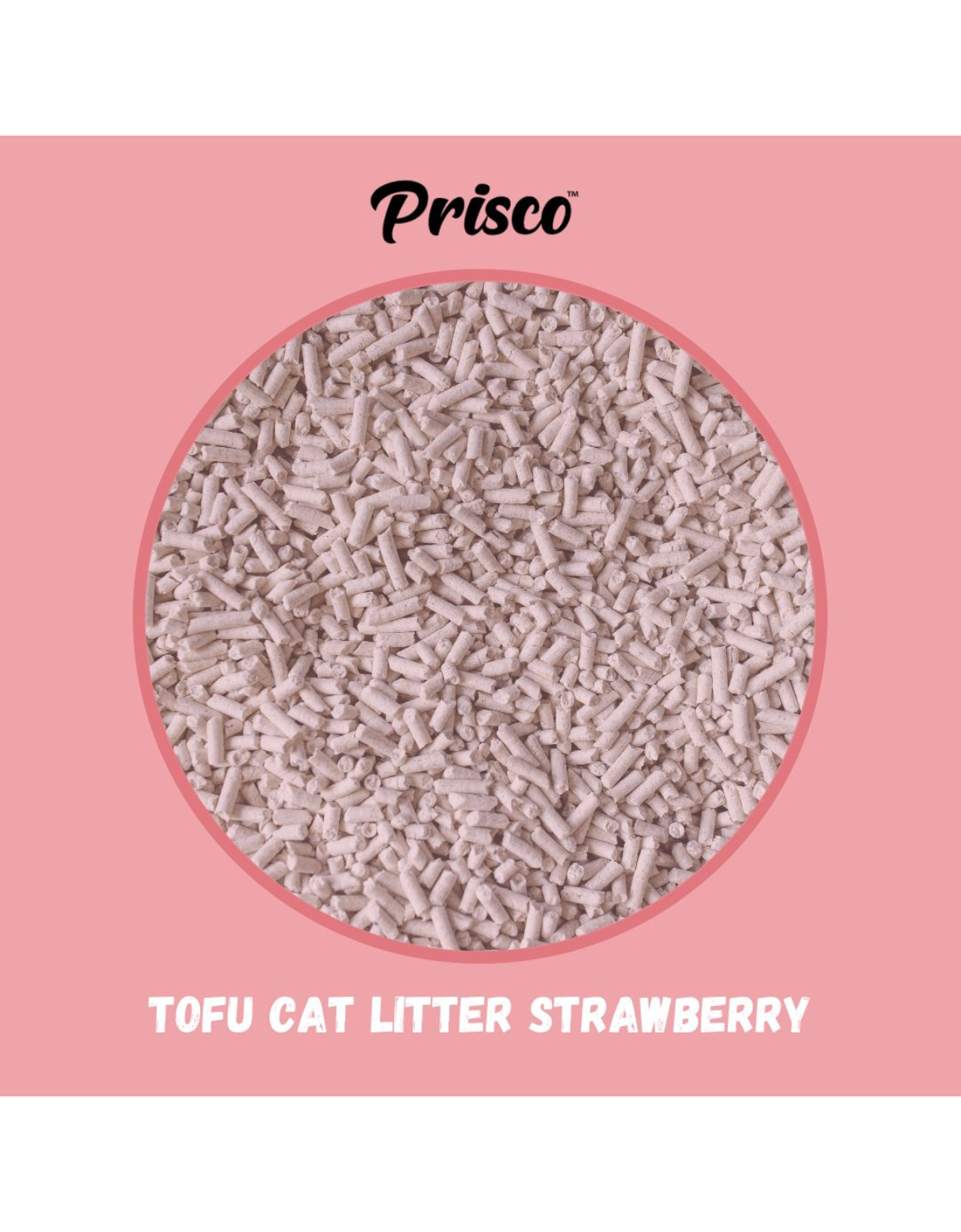 Prisco Tofu Cat Litter 7L Strawberry image 2