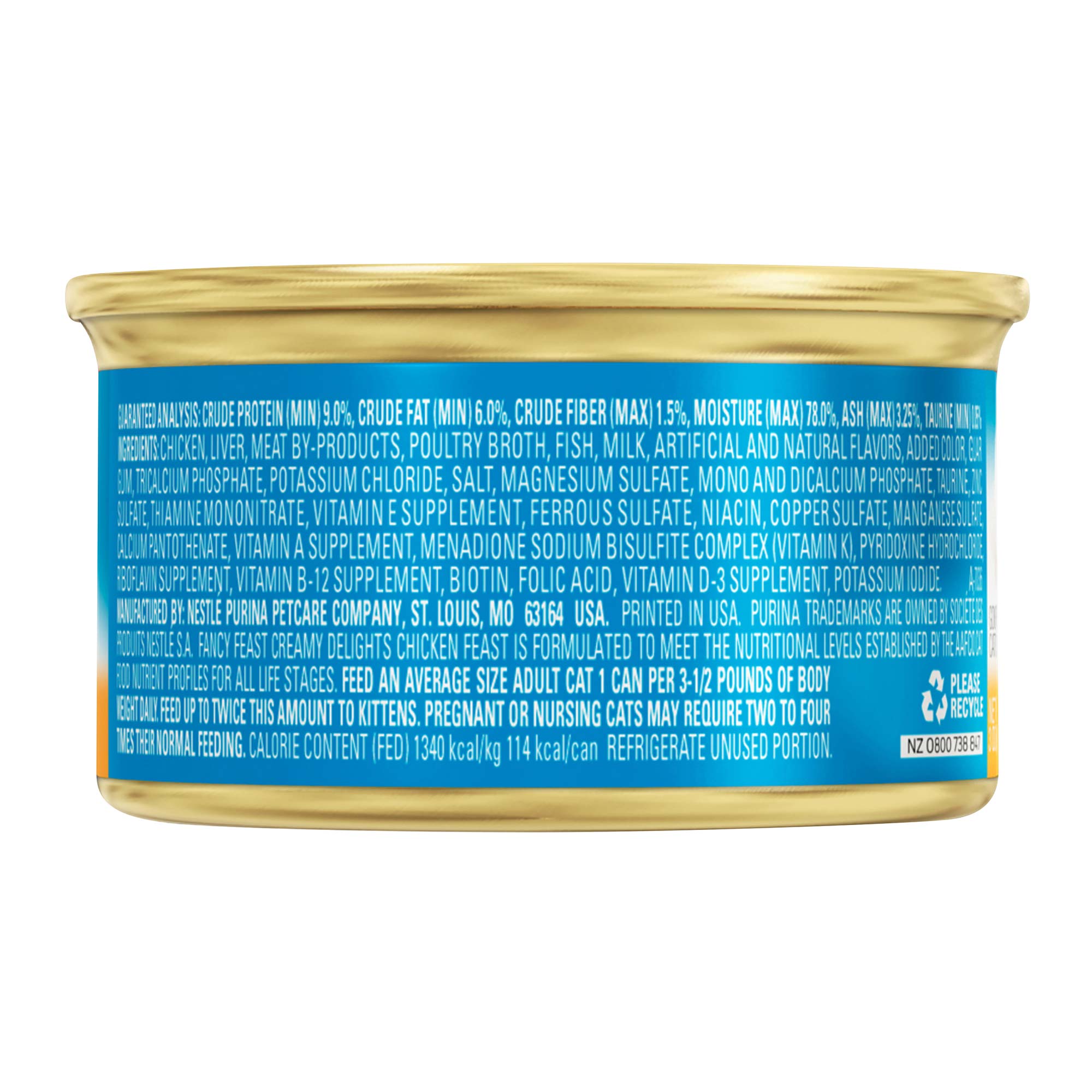 Fancy Feast Cat 85g Creamy Delights Chicken Wet Cat Food image 2