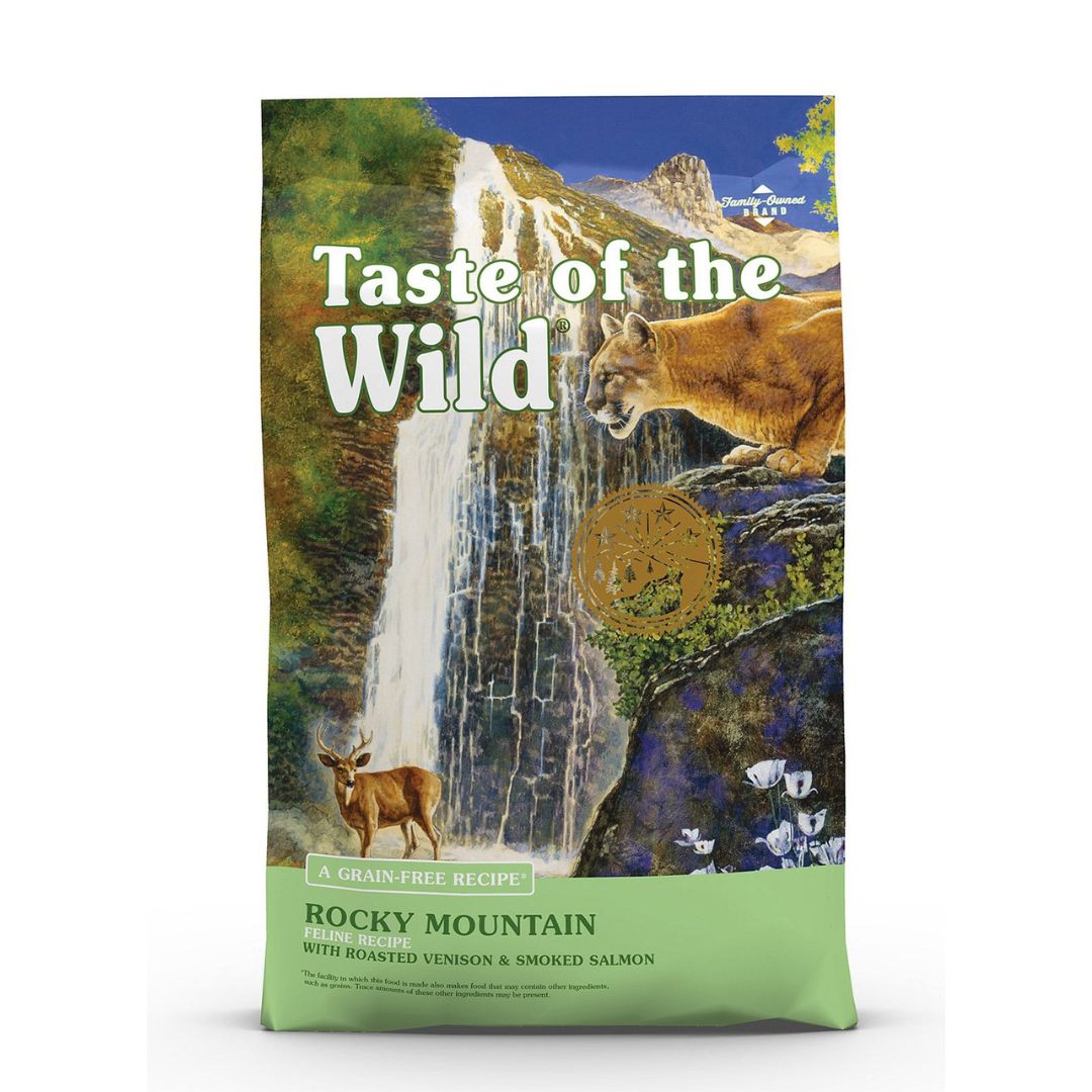 Taste of the Wild Cat Rocky Mountain Roasted Venison & Smoked Salmon Dry Cat Food image 4