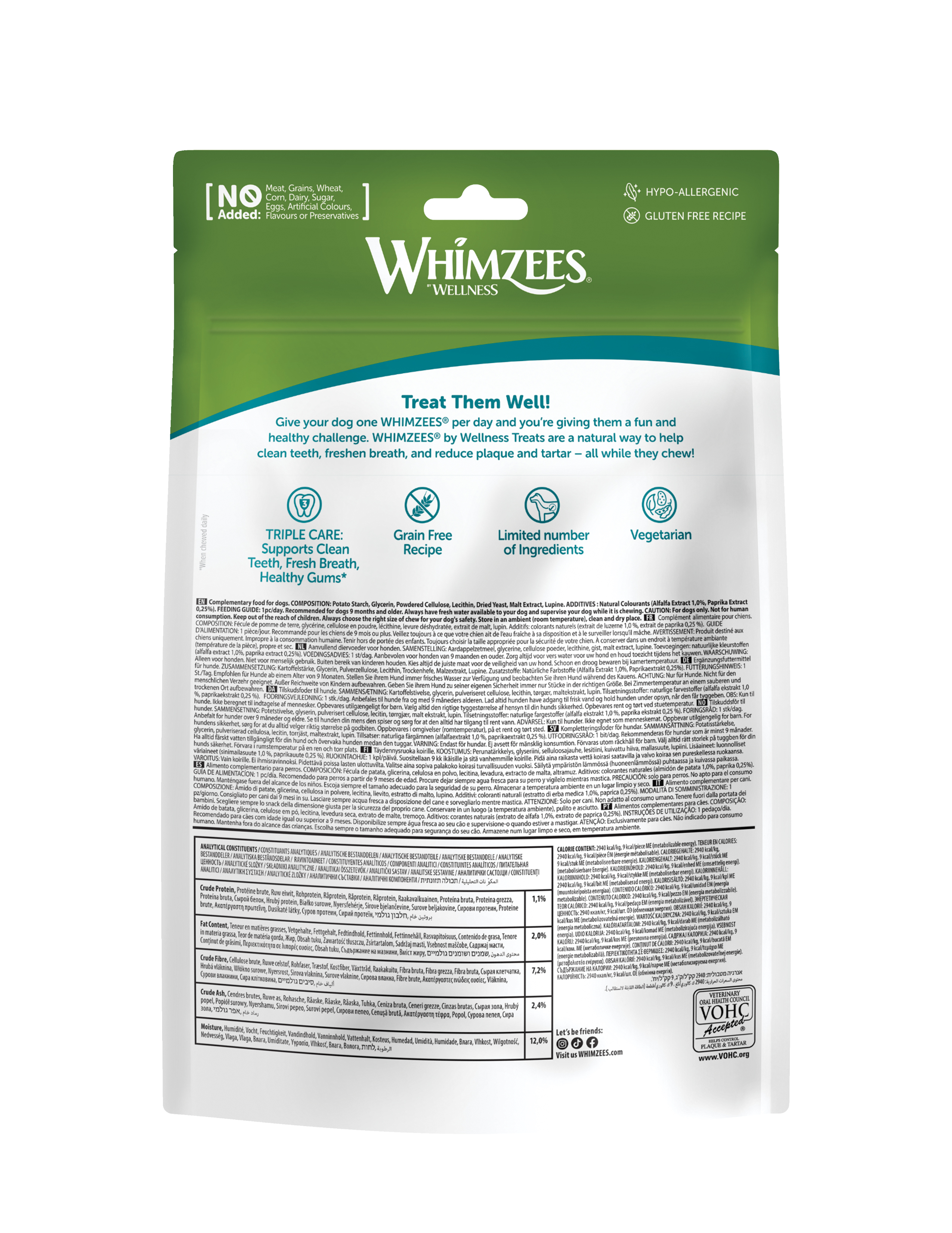 Whimzees Dog Toothbrush 113pcs (XXS) Value Bag Dental Chews for Dogs image 5