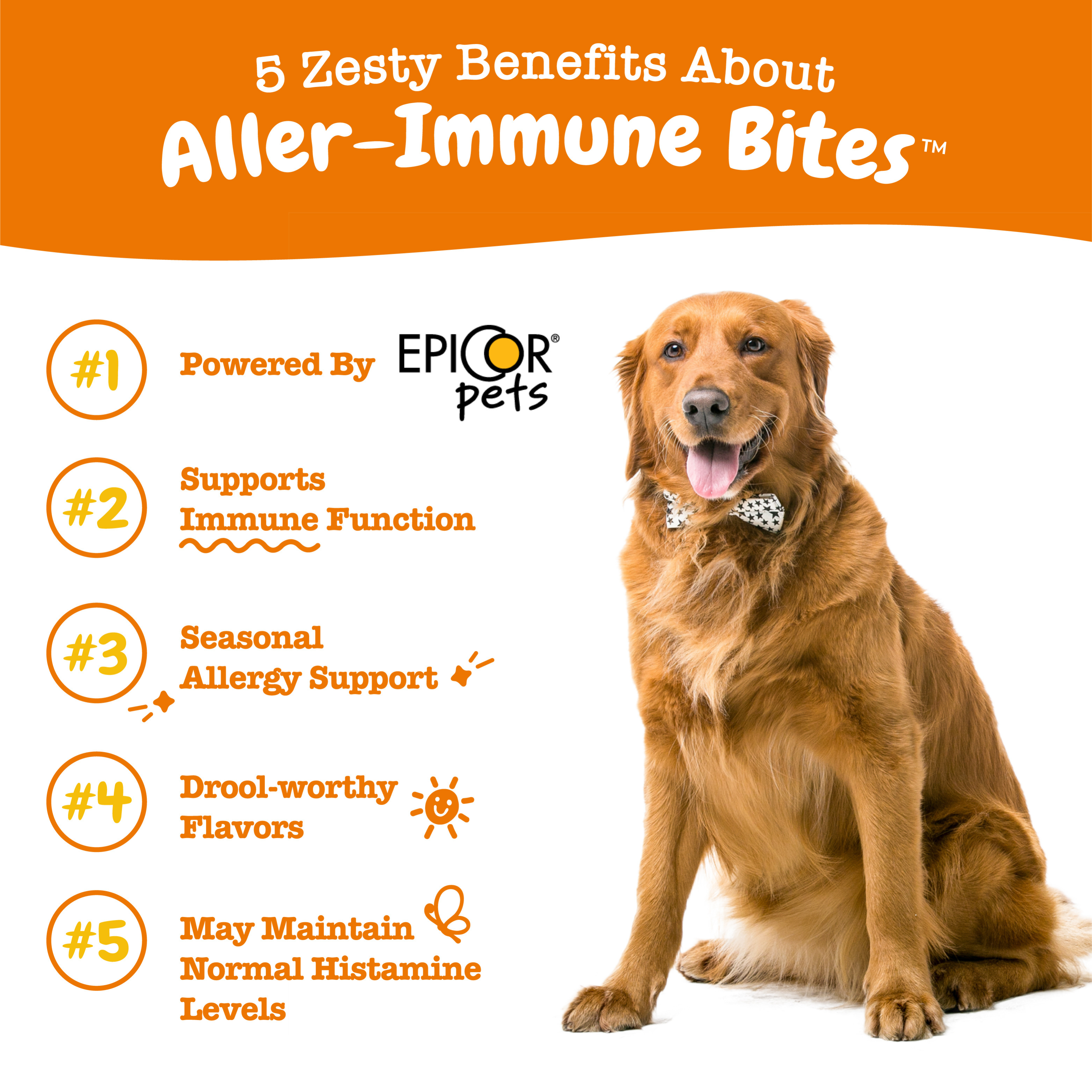 Zesty Paws 90ct Aller-Immune Bites Lamb Supplement for Dog image 4