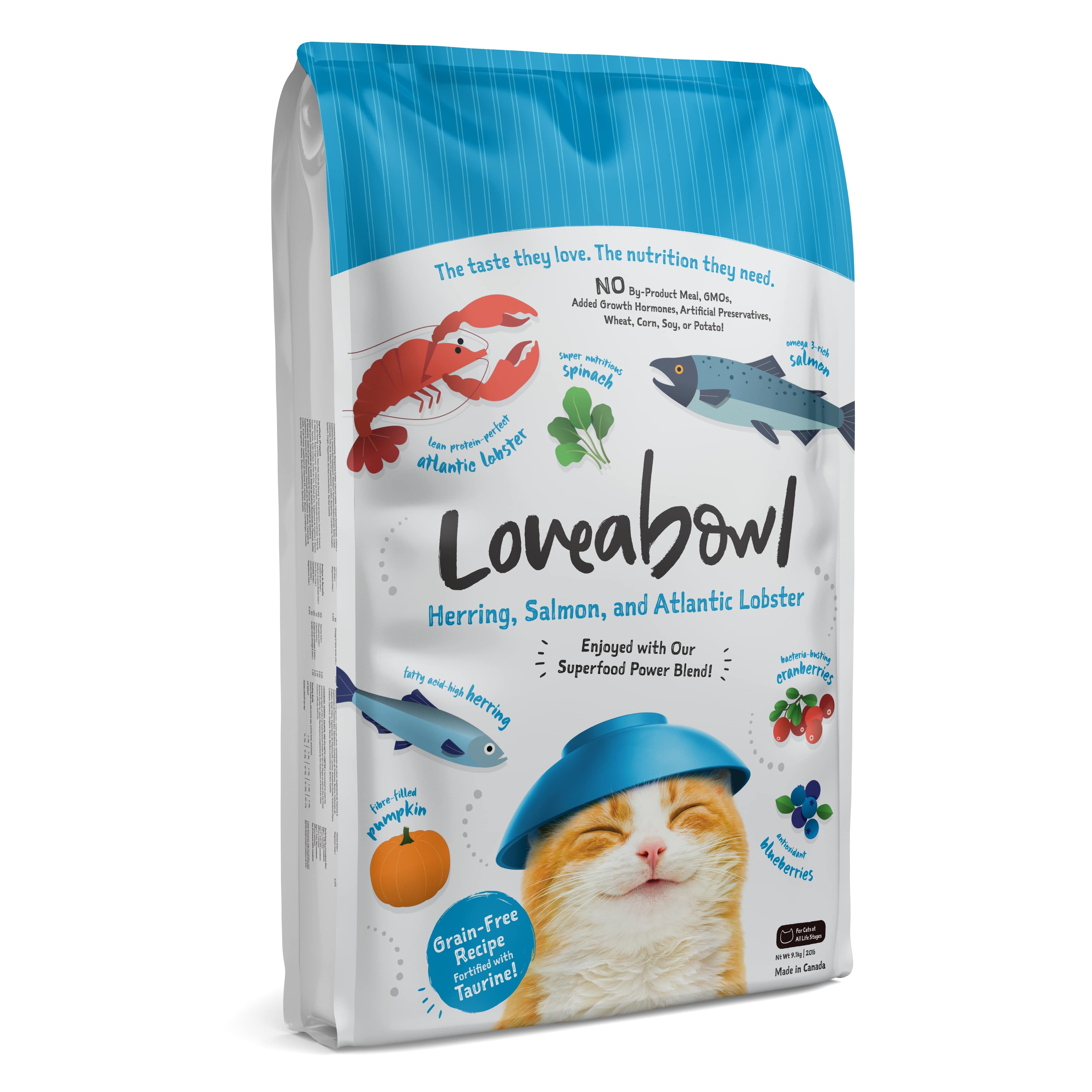 Loveabowl Cat Herring Salmon and Atlantic Lobster Dry Cat Food image 5