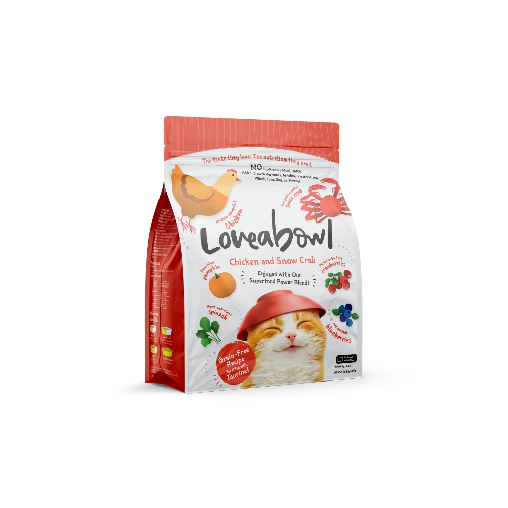 Loveabowl Cat Chicken & Snow Crab Cat Dry Cat Food image 3