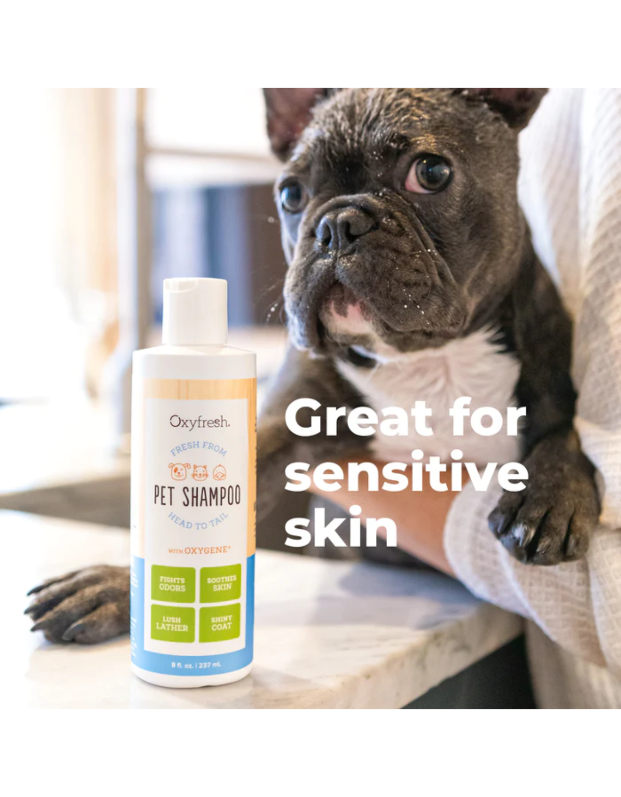 Oxyfresh 743ml (25oz) Advanced Pet Shampoo Sensitive Skin Formula for Dogs & Cats (EXP: 01 Apr 2027) image 5