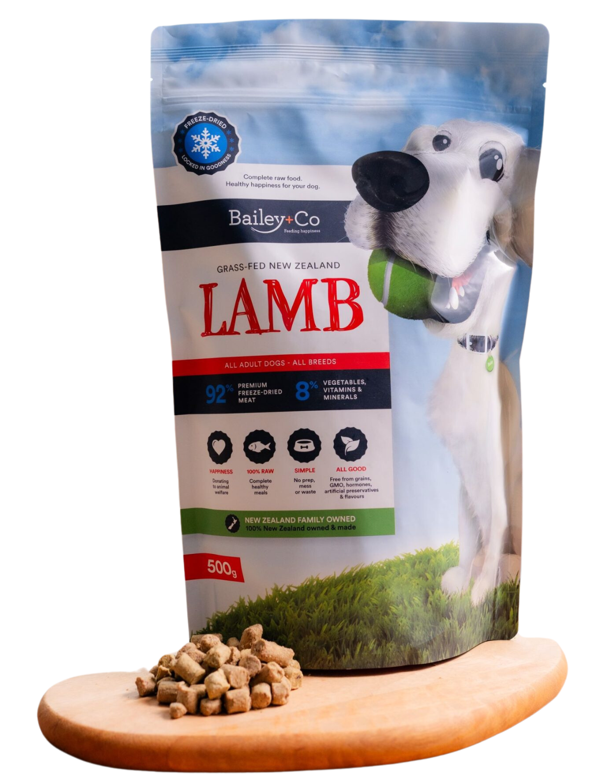 Bailey+Co Dog 500g Freeze Dried Lamb Meal for Dogs image 4