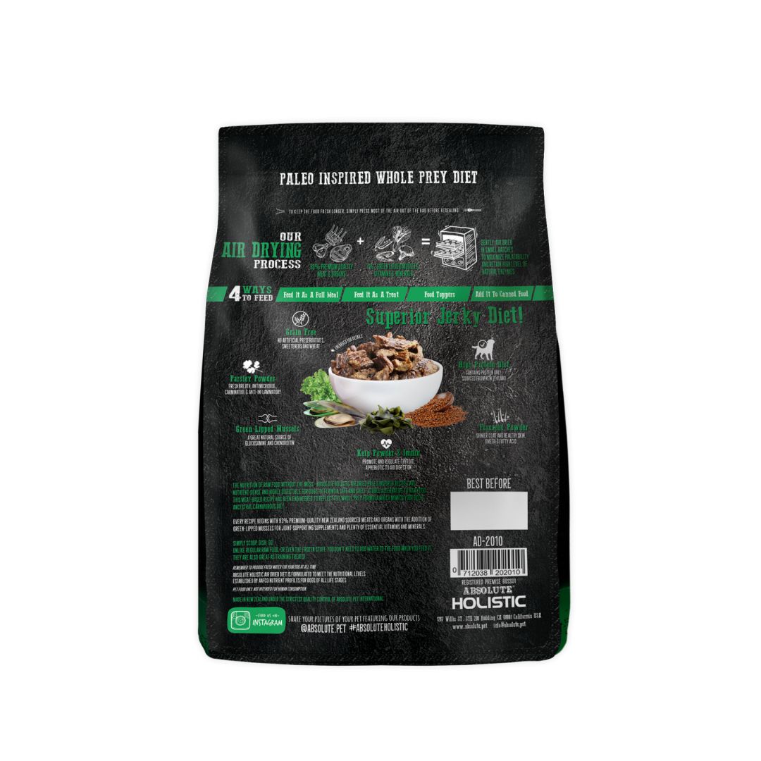 Absolute Holistic Dog 1kg Air Dried Chicken & Hoki Dry Dog Food (EXP: 21 Nov 2026) image 2