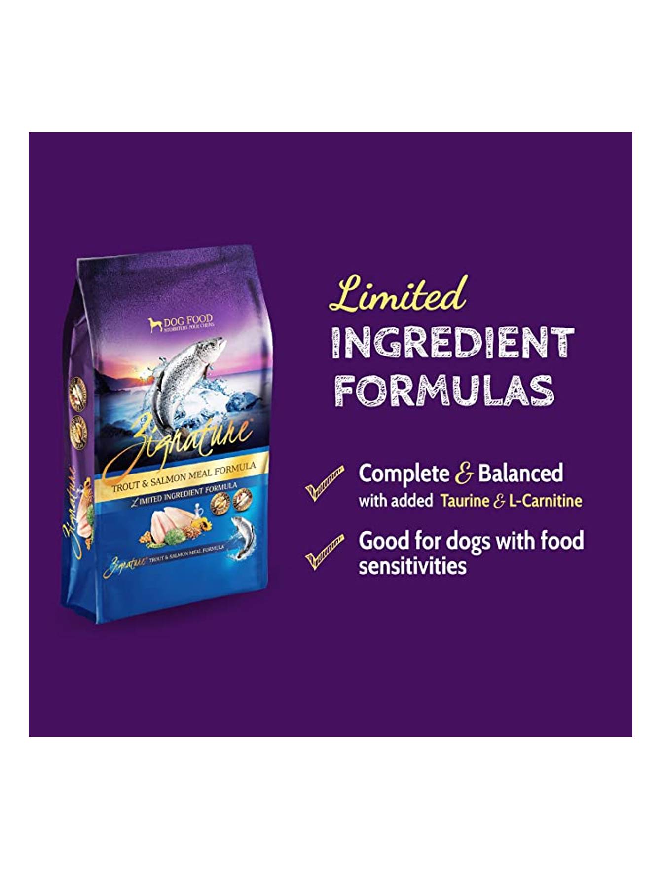 Zignature 5.7kg Trout and Salmon Meal Formula Dry Dog Food image 3