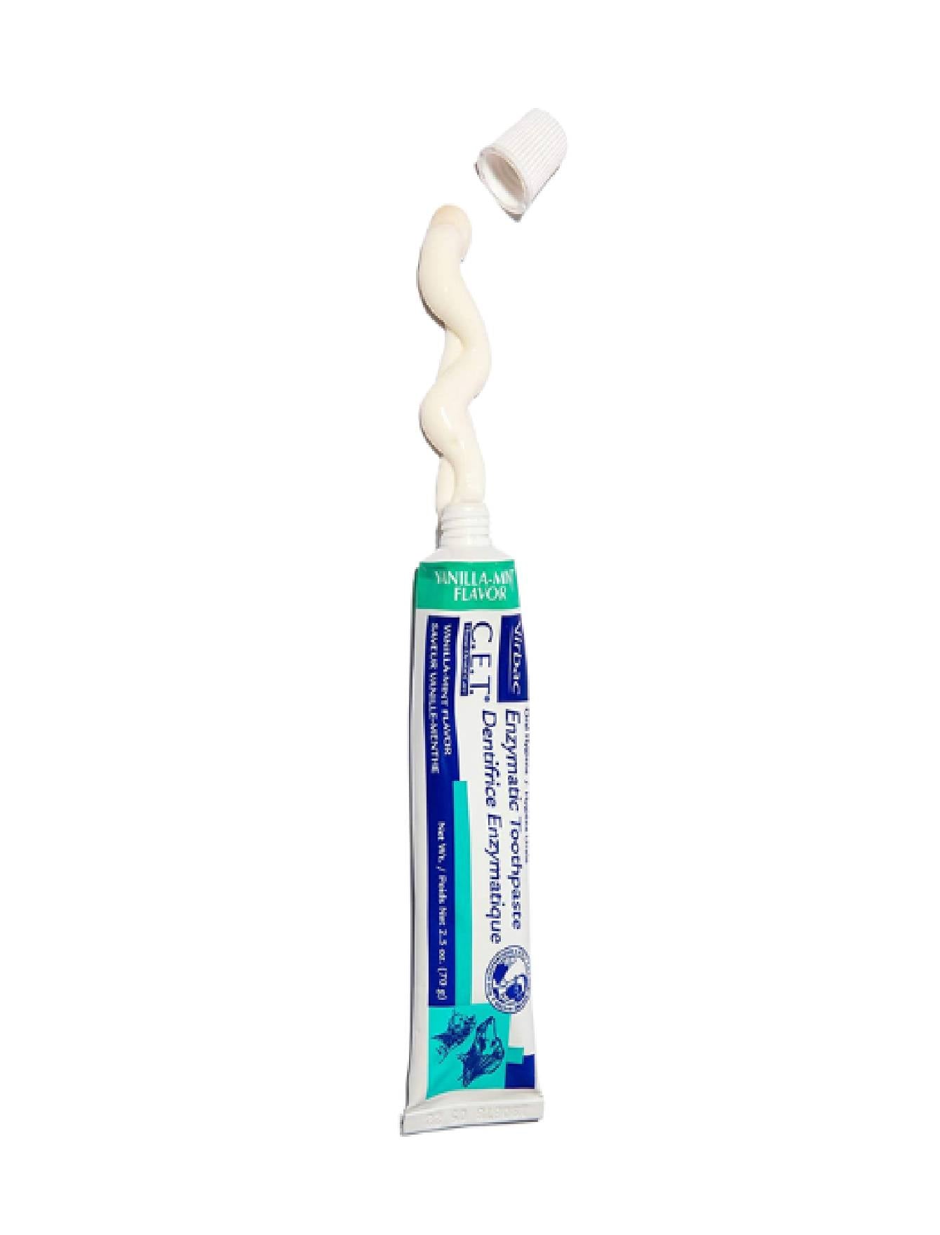 Virbac C.E.T. Enzymatic Dog Toothpaste 70g (Vanilla Mint) for Dogs and Cats image 3