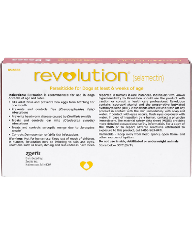 Revolution Selamactic Topical Solution for 10-20kg Dog 3 Single Dose Tubes image 2