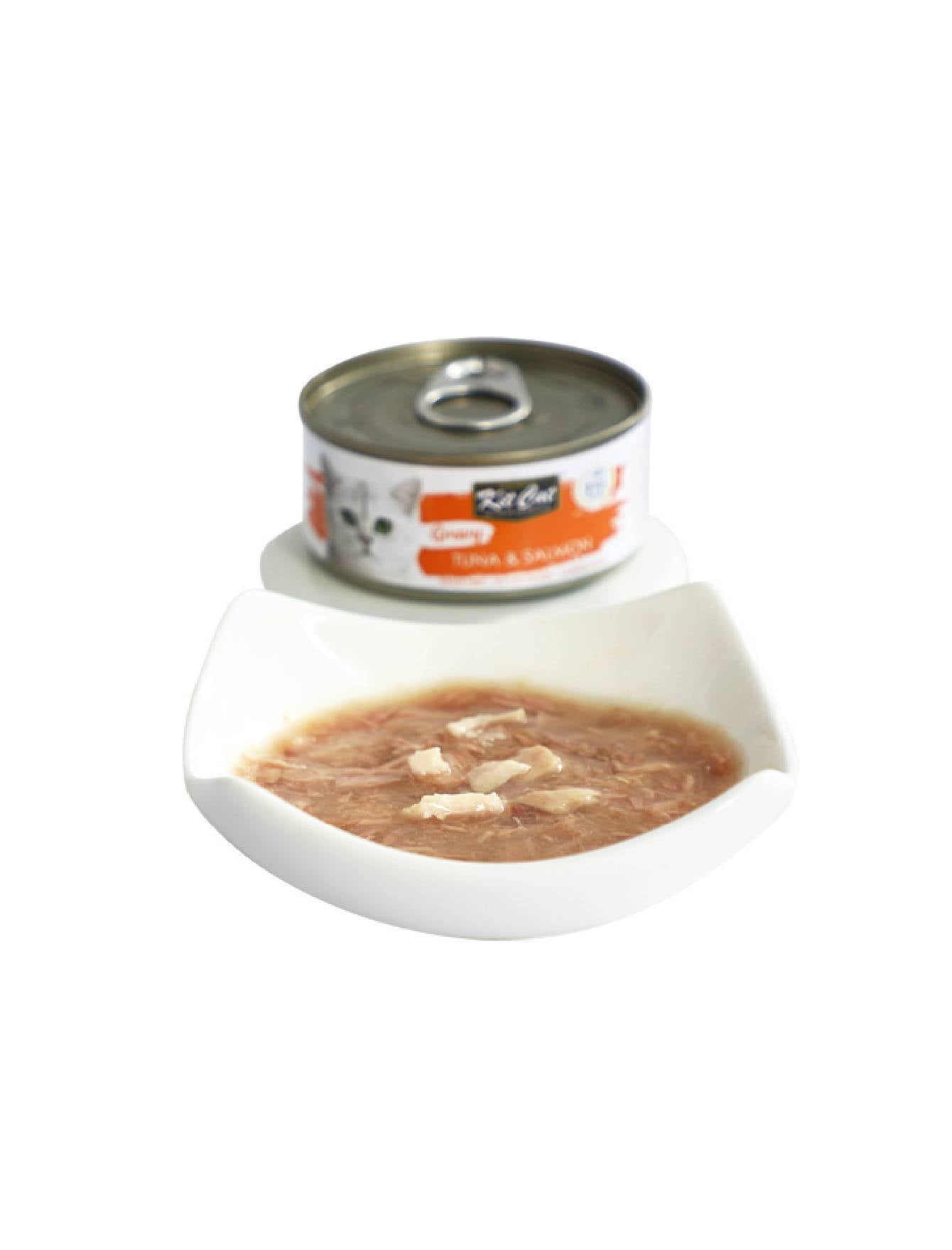Kit Cat 70g Gravy Canned Tuna & Salmon Wet Cat Food image 5