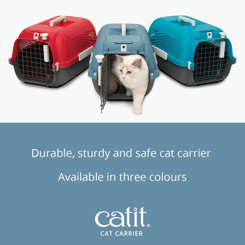Catit Voyageur Cherry Red/Grey Medium image 3