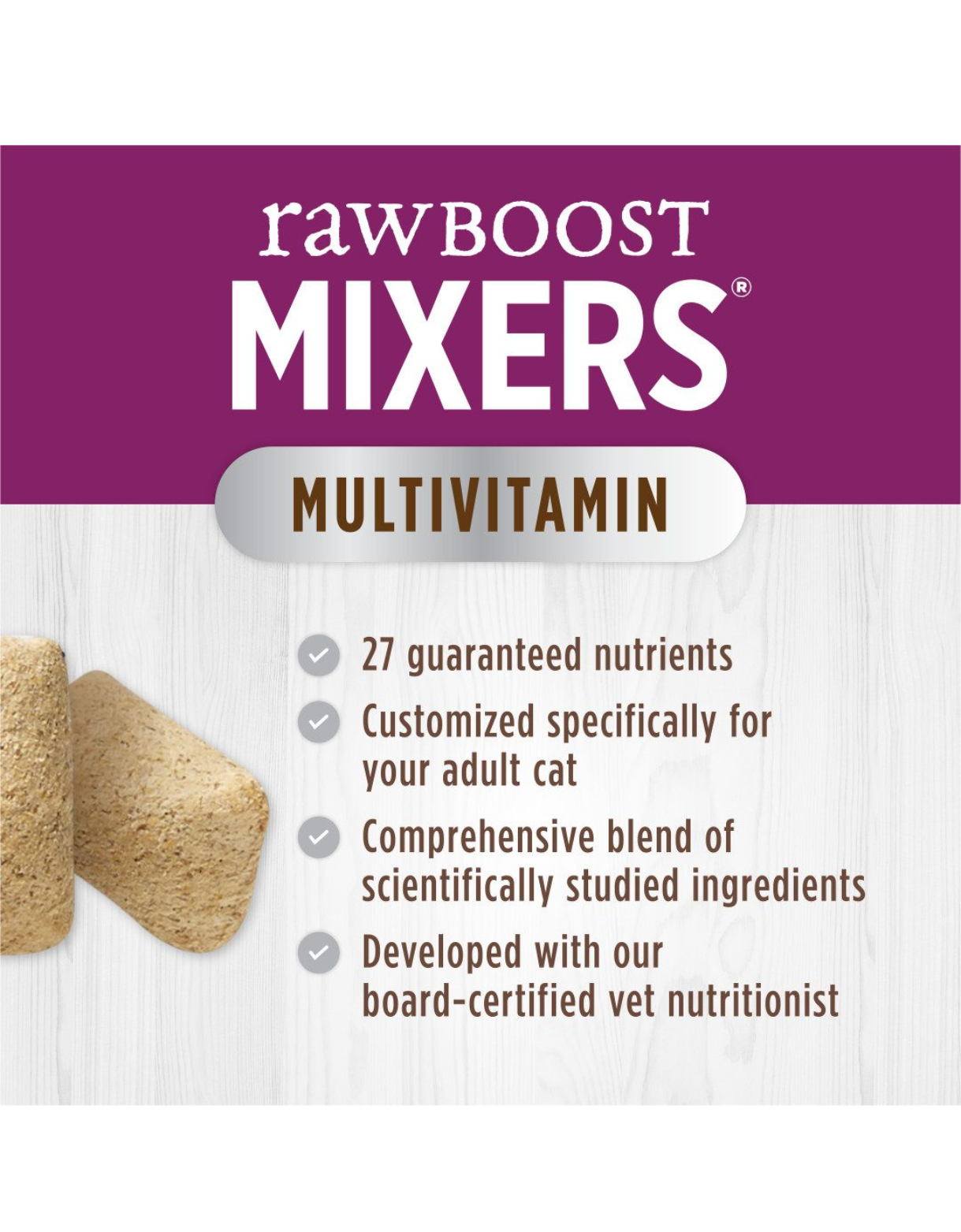 Instinct Freeze Dried Raw Boost Mixers Cat 5.5oz Grain Free Multivitamin Adult Cat Food Topper image 4