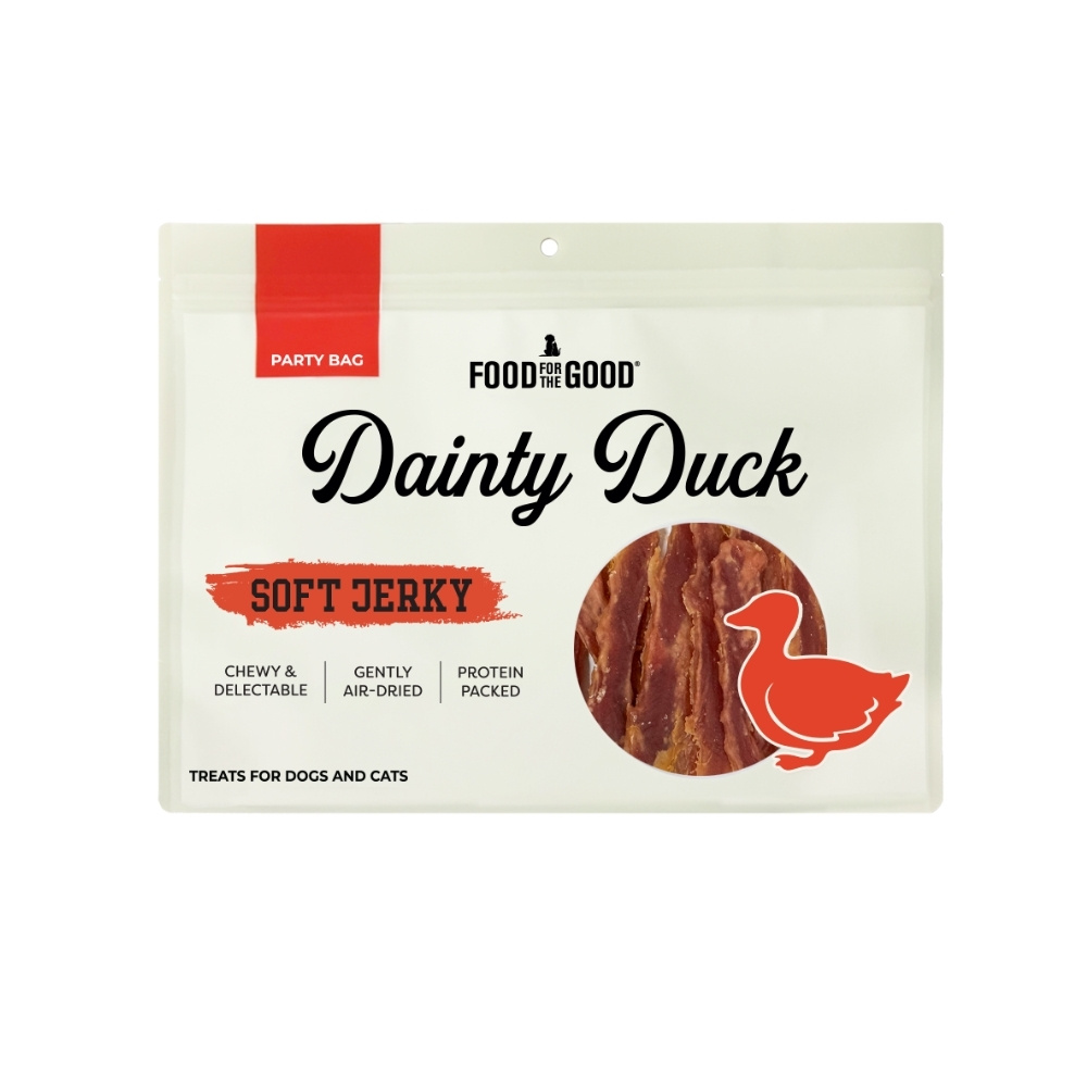 Food For The Good Dainty Duck Soft Jerky 200gx2 Party Bag For Dog & Cat Treats image 3