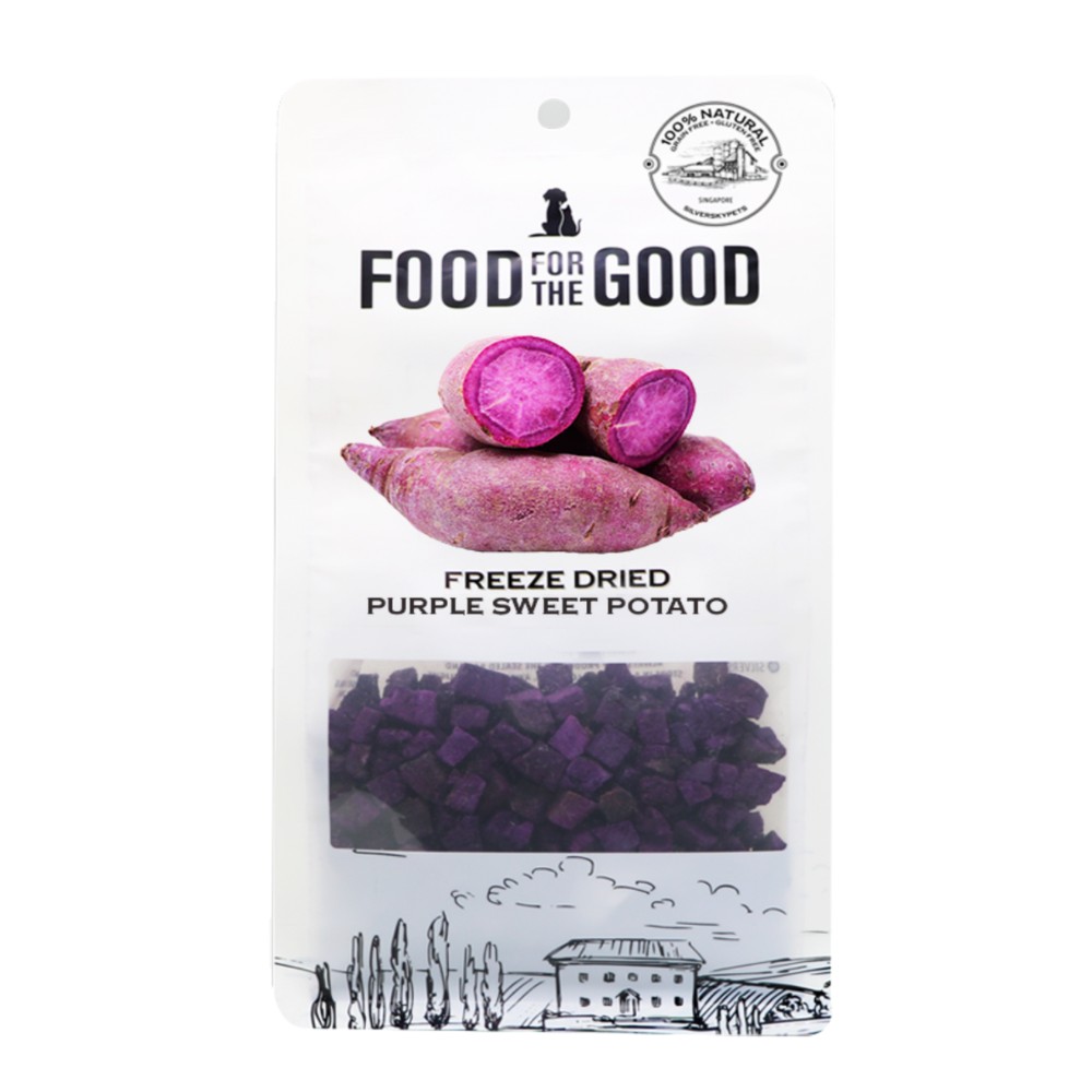 Food For The Good Freeze Dried 100g Purple Sweet Potato Dog & Cat Treats image 2