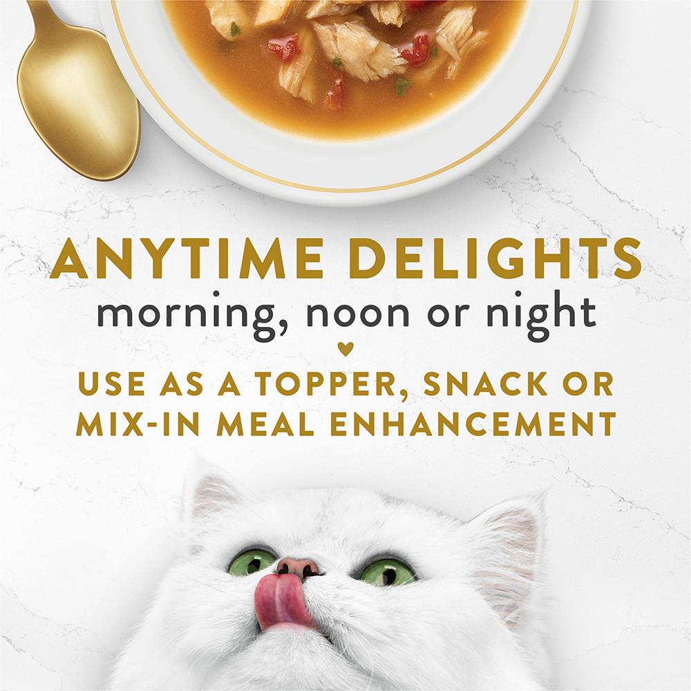 Fancy Feast Cat 40g Seafood Bisque Broth And Accents Of Real Crab Pouch Wet Cat Food image 2