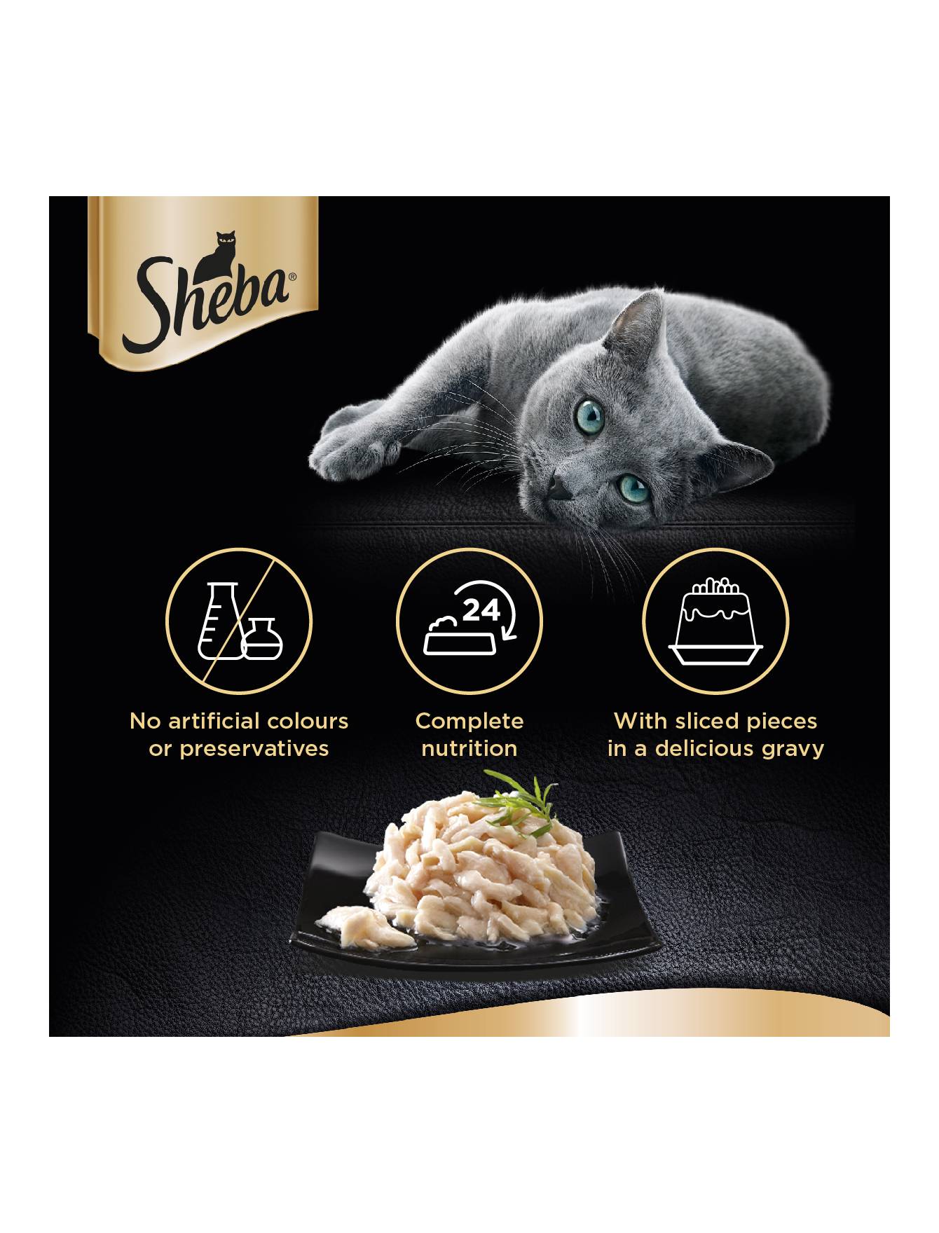 Sheba 85g Succulent Chicken Breast Wet Cat Food image 3