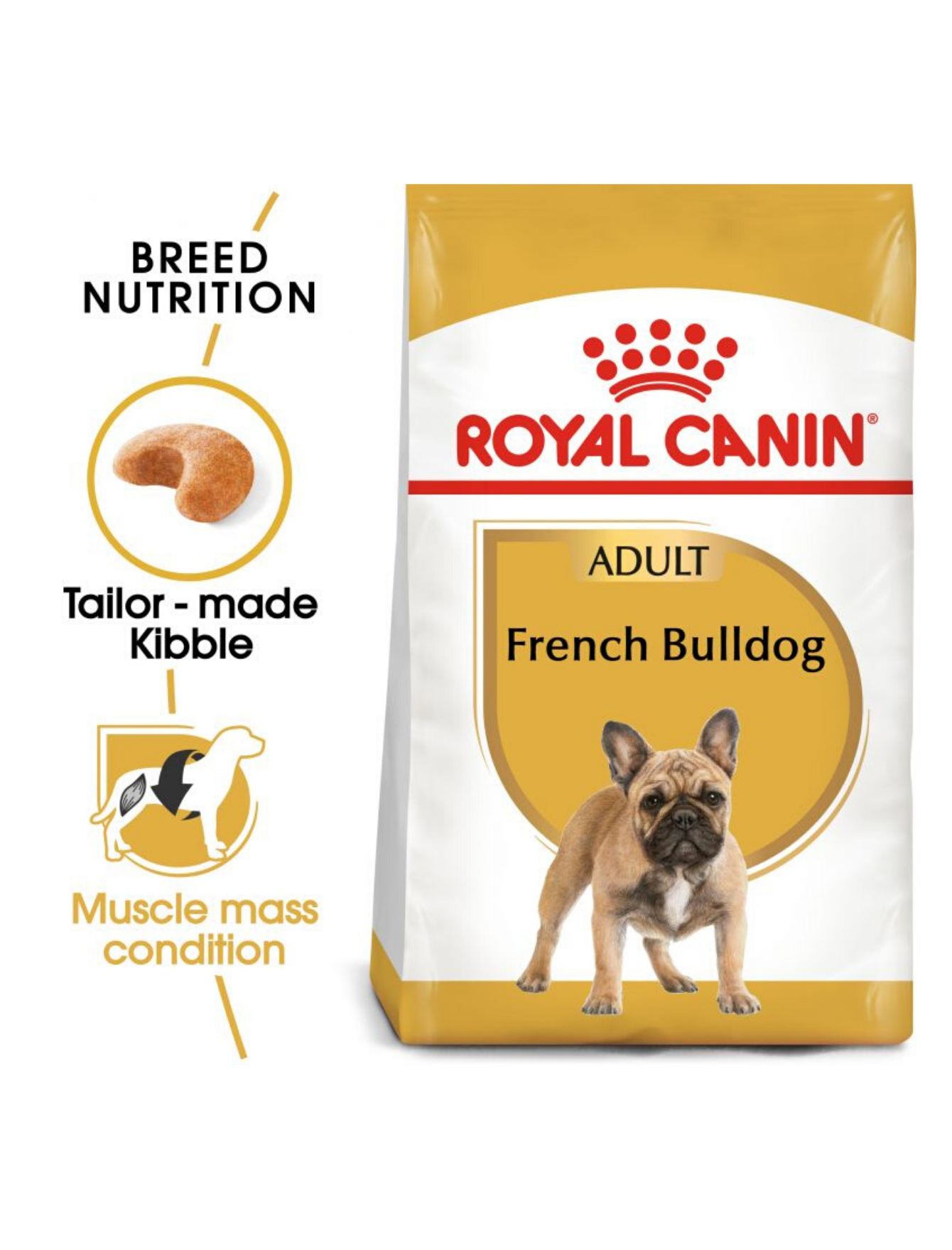 Royal Canin Dog 3kg Adult French Bulldog Dry Dog Food image 2
