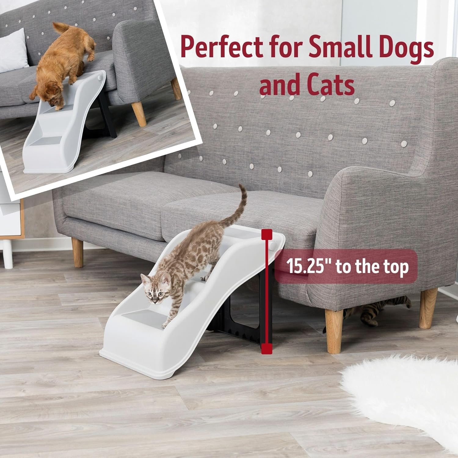 Trixie Steps Light  for Pets 34 X 39 X 54 cm Light Grey image 2