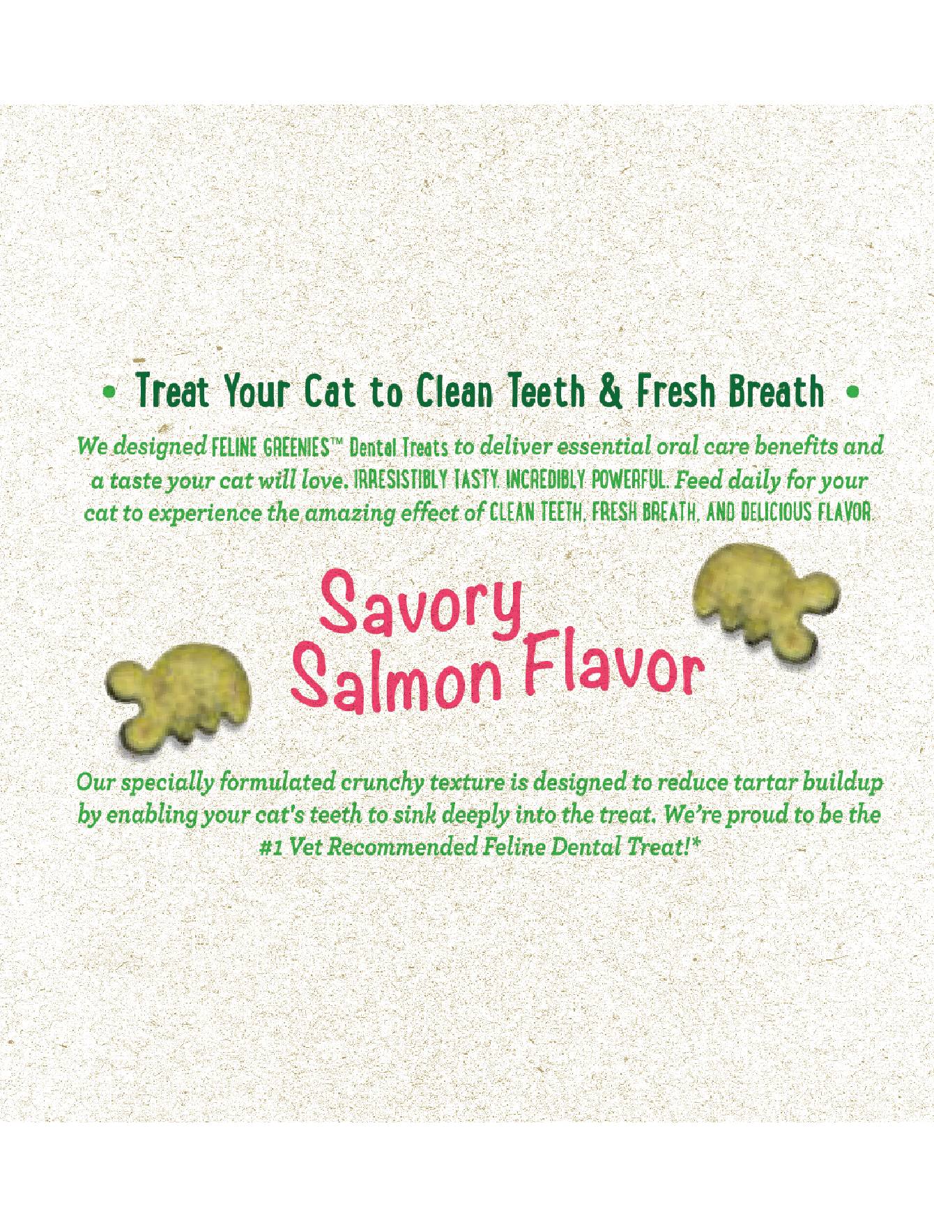 Greenies Cat 60g Feline Savory Salmon Dental Cat Treats image 5