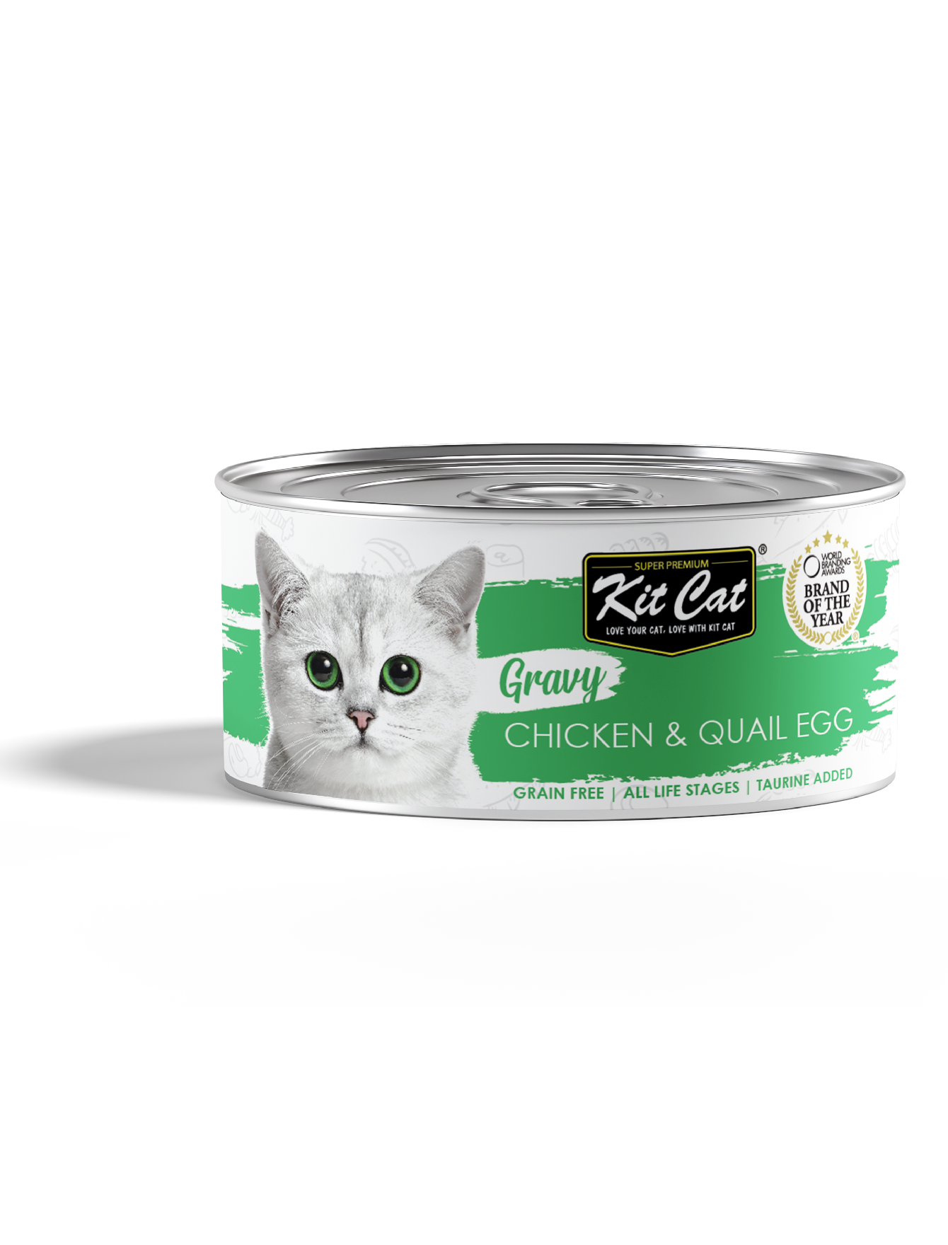 Kit Cat 70g Gravy Canned Chicken & Quail Egg Wet Cat Food (EXP: 22 Jan 2028) image 2