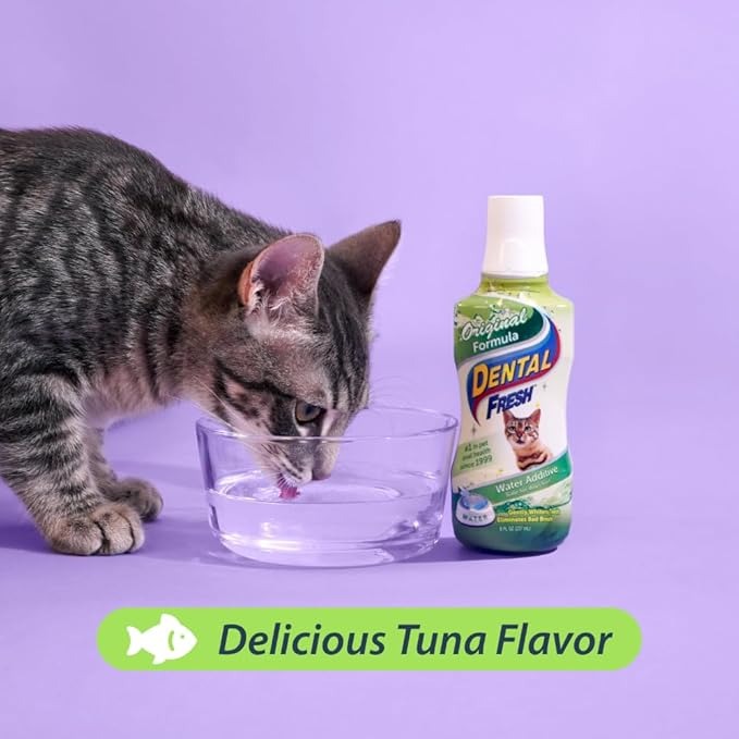Dental Fresh Water Additive Original Formula For Cats 236ml image 4