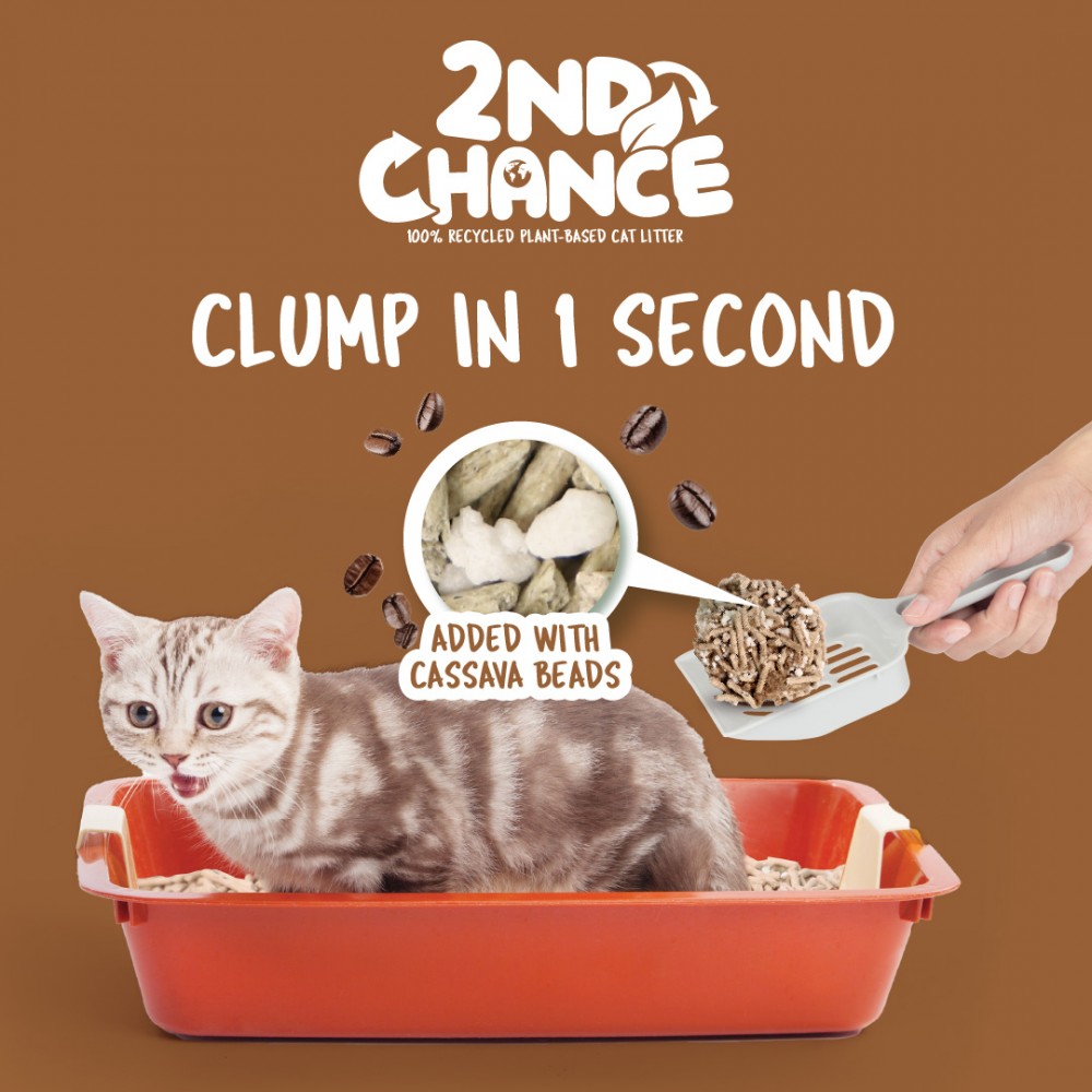 Kit Cat 2ND Chance 7L Coffee Beans Cat Litter image 3