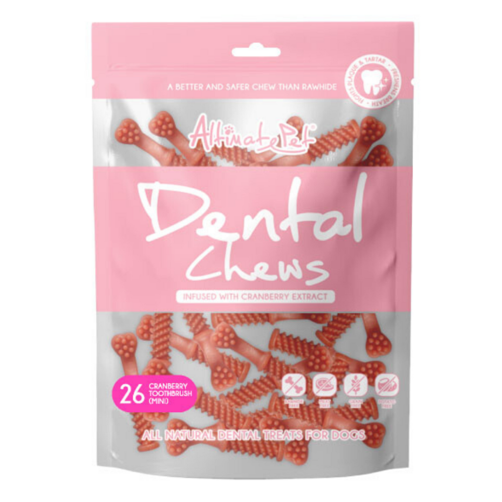 Altimate Pet Dental Chews Cranberry Toothbrush Mini 150g (26pcs) (EXP: 20 Mar 2027) image 2