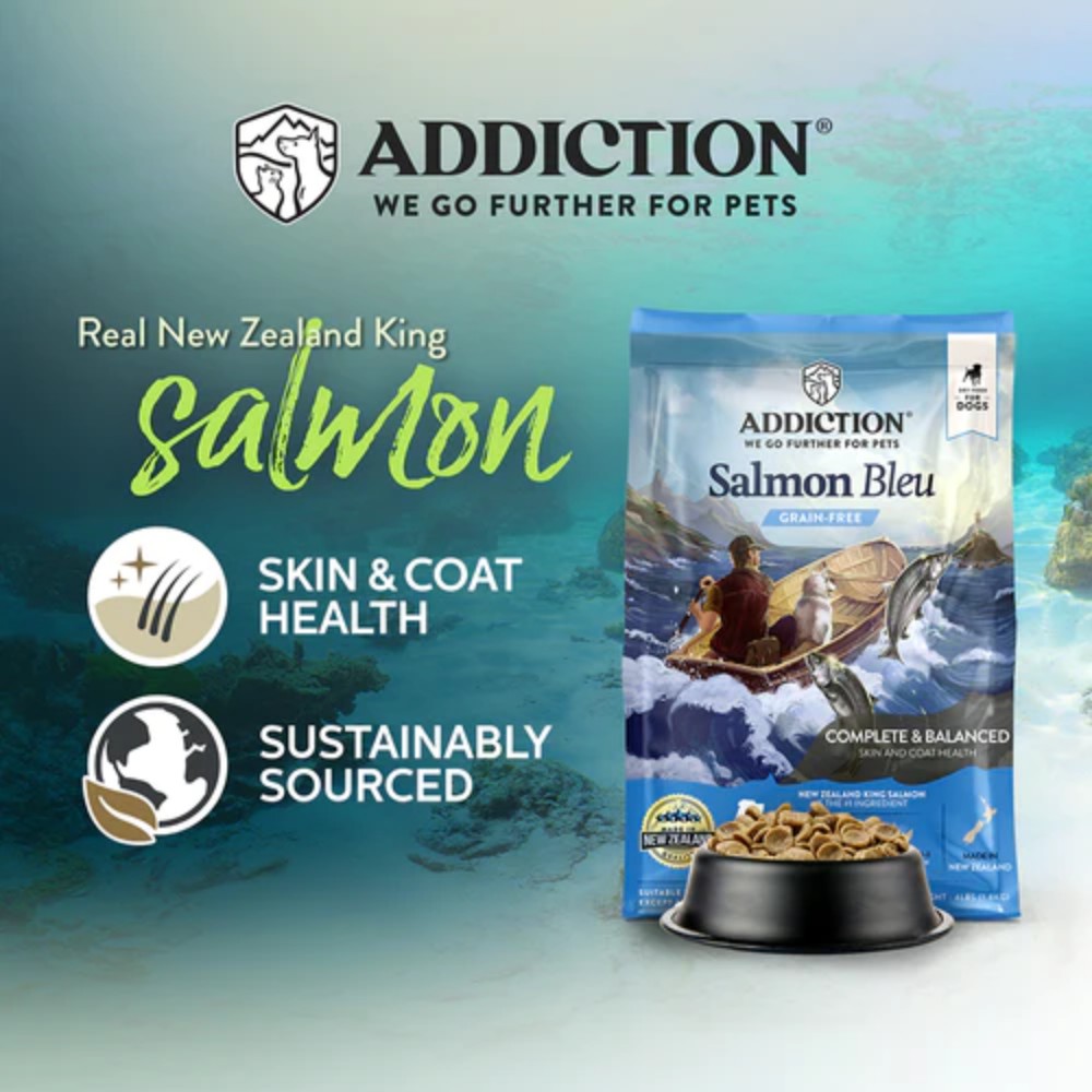 Addiction Dog 9kg Grain Free Salmon Bleu Dry Dog Food image 3