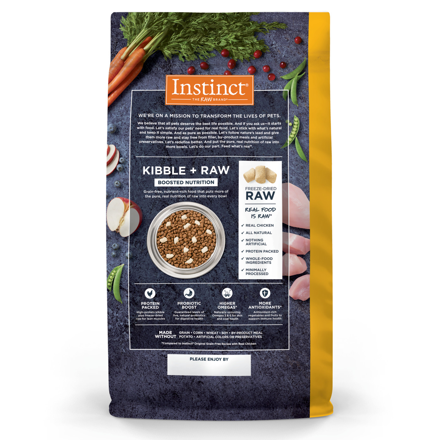 Instinct Raw Boost Cat 5lb Grain Free Recipe with Real Chicken Dry Cat Food image 4