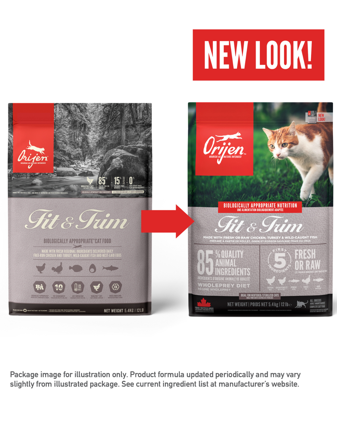 Orijen Cat 340g Fit & Trim Dry Cat Food image 6
