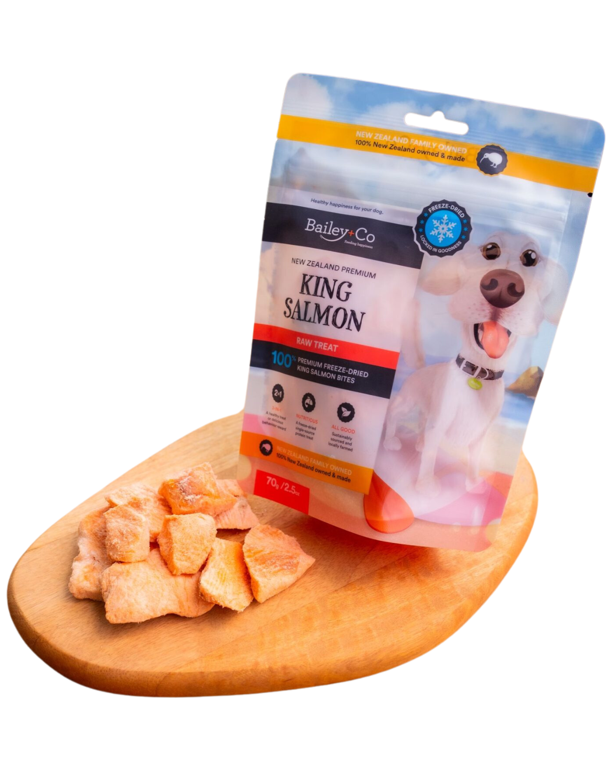 Bailey+Co Dog 70g Freeze Dried Salmon Dog Treats image 4