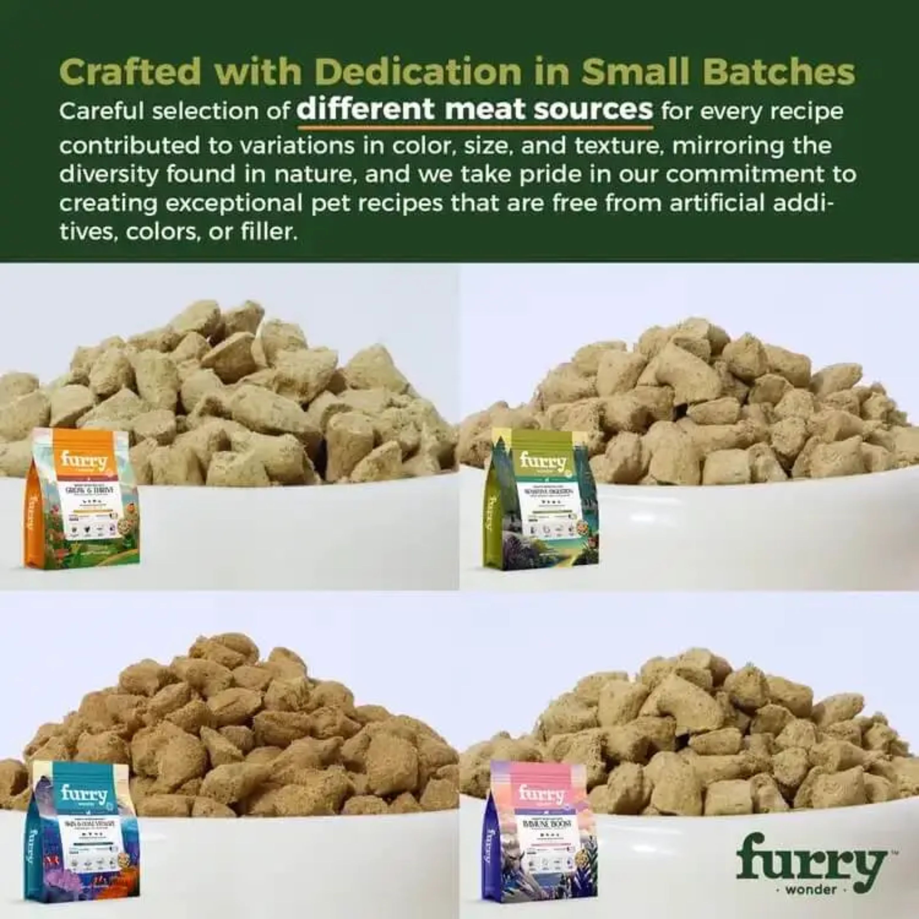 Furry Wonder Grow & Thrive Freeze-dried Raw Recipe For Cats 50g (trial pack) image 22