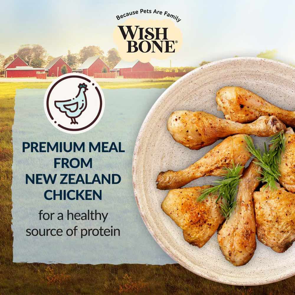 Wishbone Cat 4lb Roost Chicken Whole Pet Health w/8 Superfoods Dry Cat Food image 4