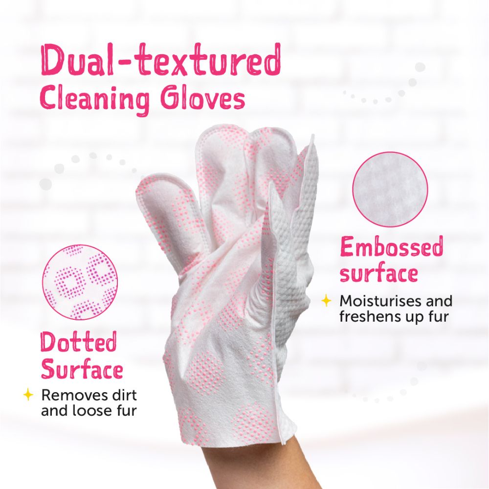 Loveabowl Cat Clean-A-Cat 10pcs Original Cica Pet Glove image 8