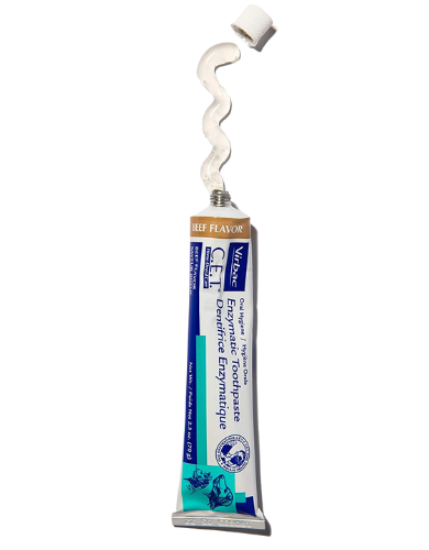 Virbac C.E.T Enzymatic Toothpaste Beef Flavor 70g for Dogs & Cats image 3