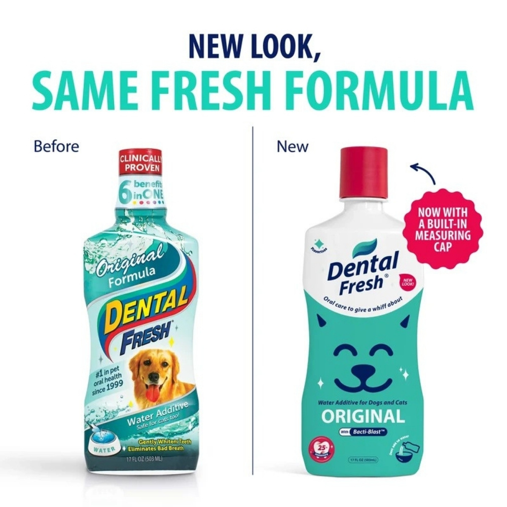 Dental Fresh Water Additive Original Formula For Dogs & Cats 17oz (503ml) image 9
